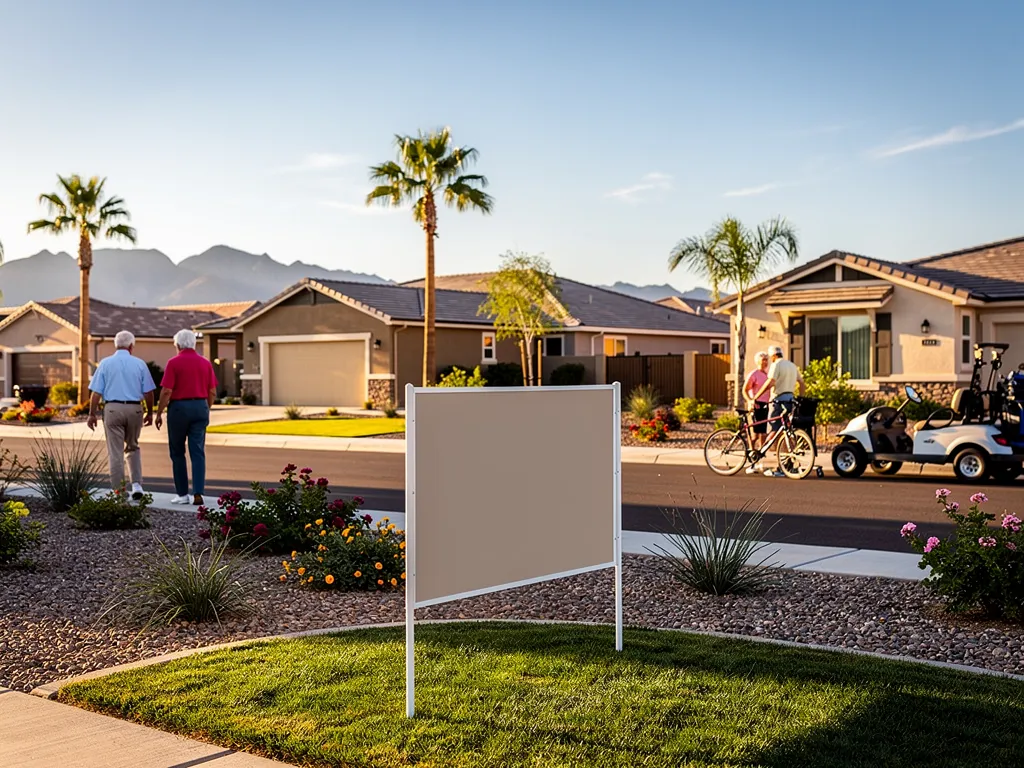 Pricing and market trends for 55 plus and active adult housing in the West Valley Arizona