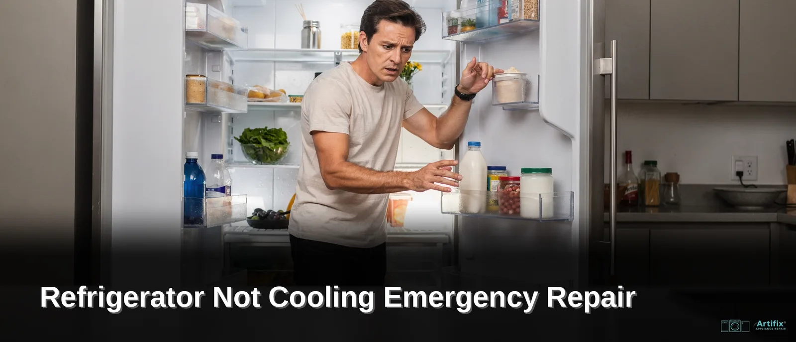 Professional technicians visit the home to identify the exact malfunction causing a refrigerator to stop