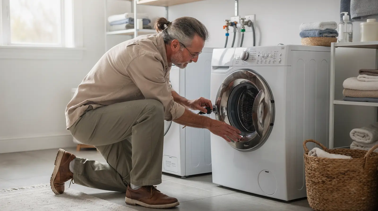 Homeowners should first confirm the refrigerator is plugged in and that the breaker switch