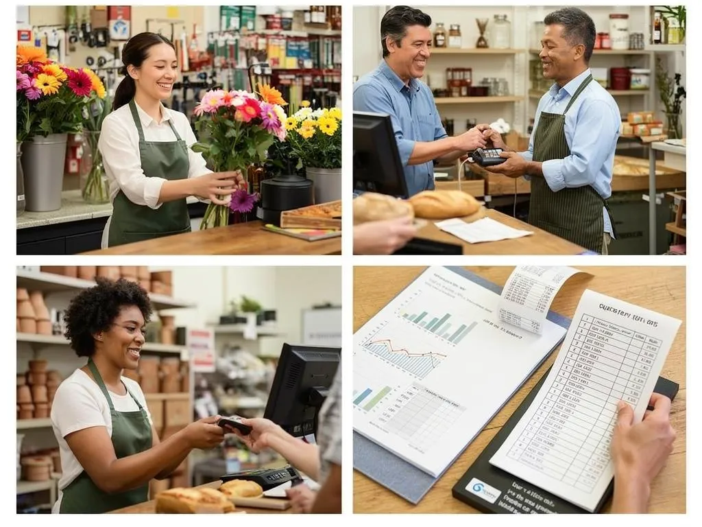 Business owner reviewing a financial health checklist summary