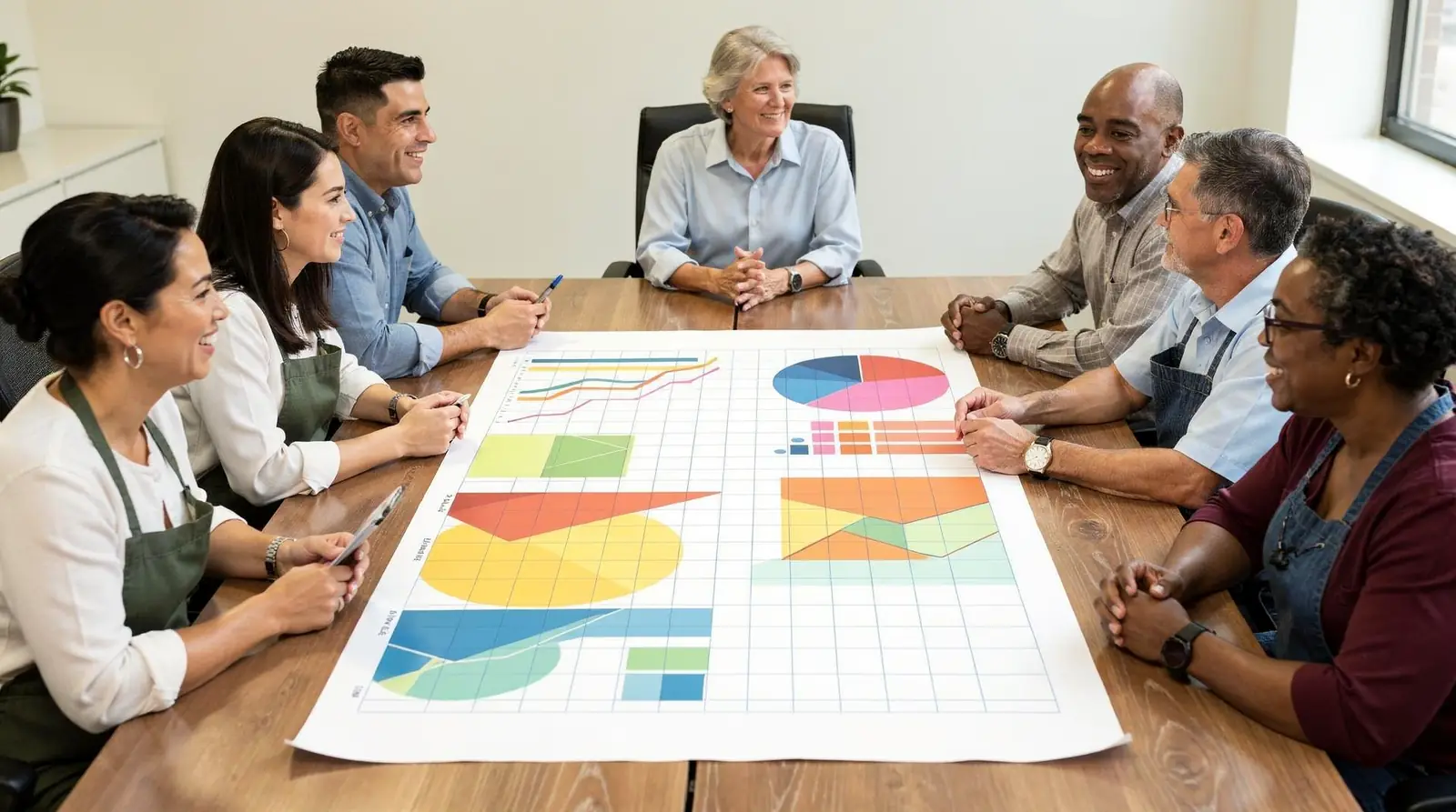 A financial plan template is used to project revenues and expenses for the coming months