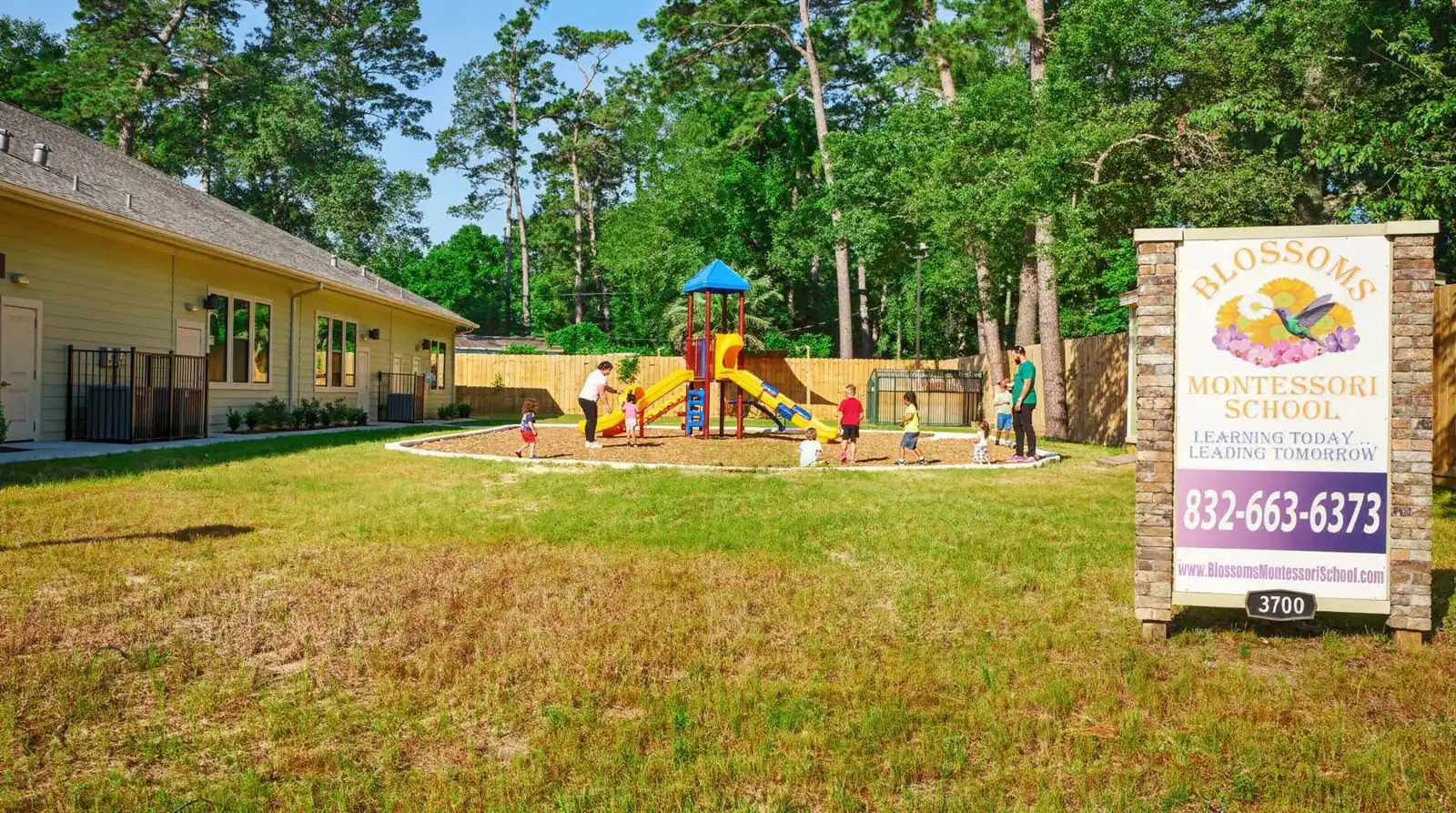 Families choose Blossoms Montessori School for its nurturing teachers, Montessori curriculum, and safe environment.; Blossoms
