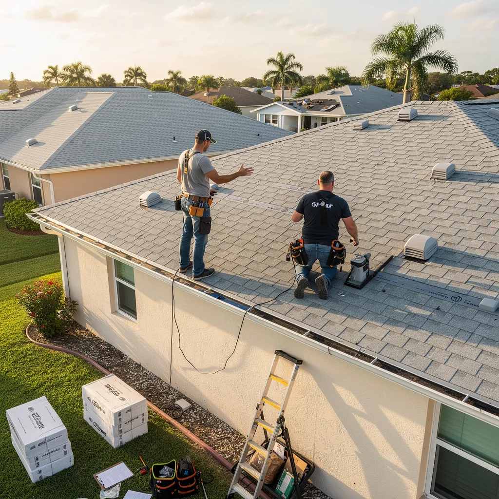 Roofing.co offers roof replacement using high-quality materials from industry-leading manufacturers.; Shingle roofing is one