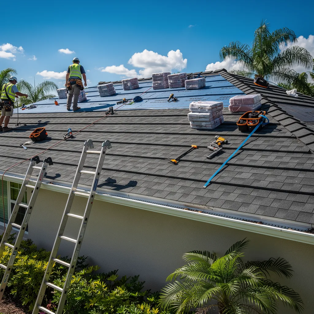Roofing.co offers roof replacement using high-quality materials from industry-leading manufacturers, ensuring value