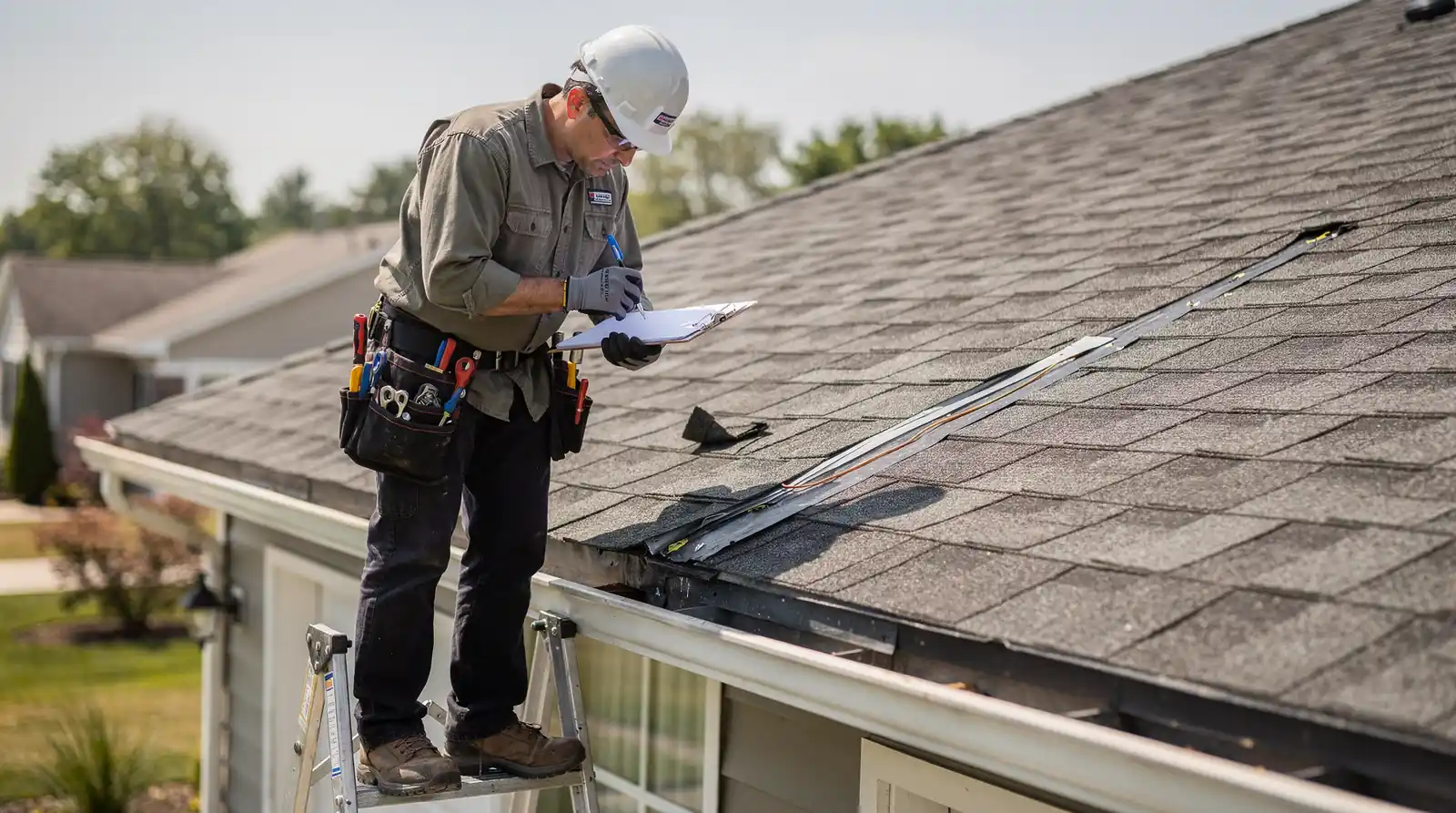 Roofing.co sources materials from industry-leading manufacturers, ensuring a top-quality finished roof.; The crew comprises