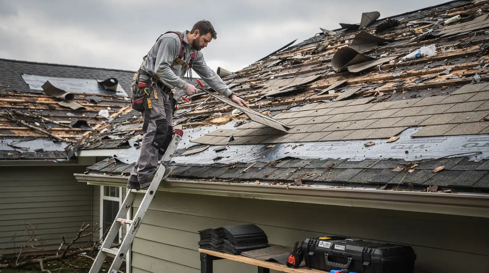 Roofing.co is trusted for its expertise in handling storm damage repairs across Central Florida, including