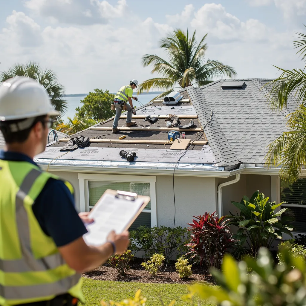 A roof replacement in St. Petersburg can lead to lower homeowners insurance premiums because newer