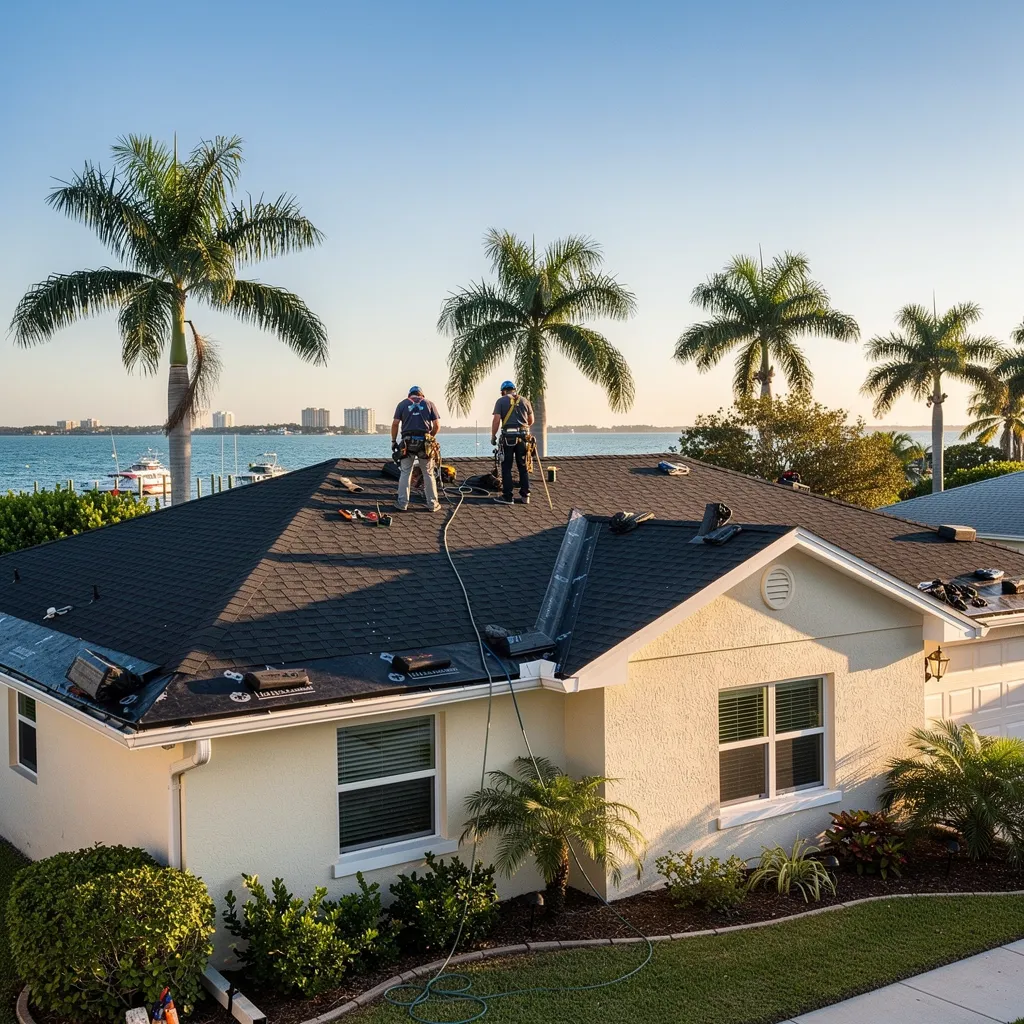 A new roof installation in St. Petersburg provides essential protection against coastal weather, including salt