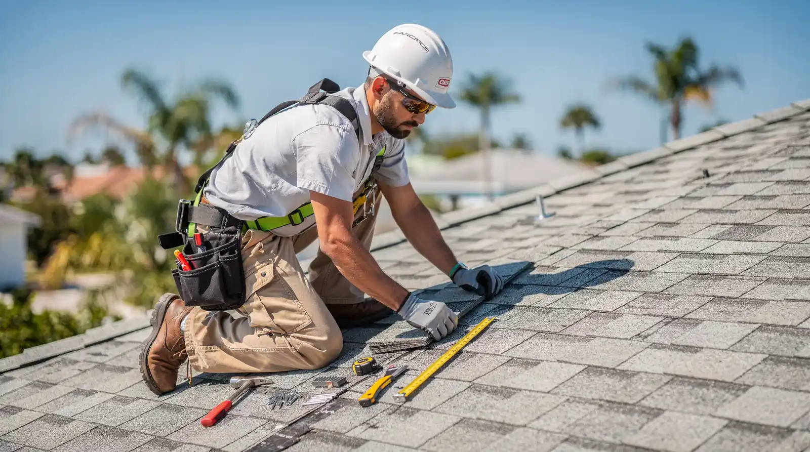 Roofing.co provides roof replacement, repair, inspection, and installation services.; Additional services include soffit