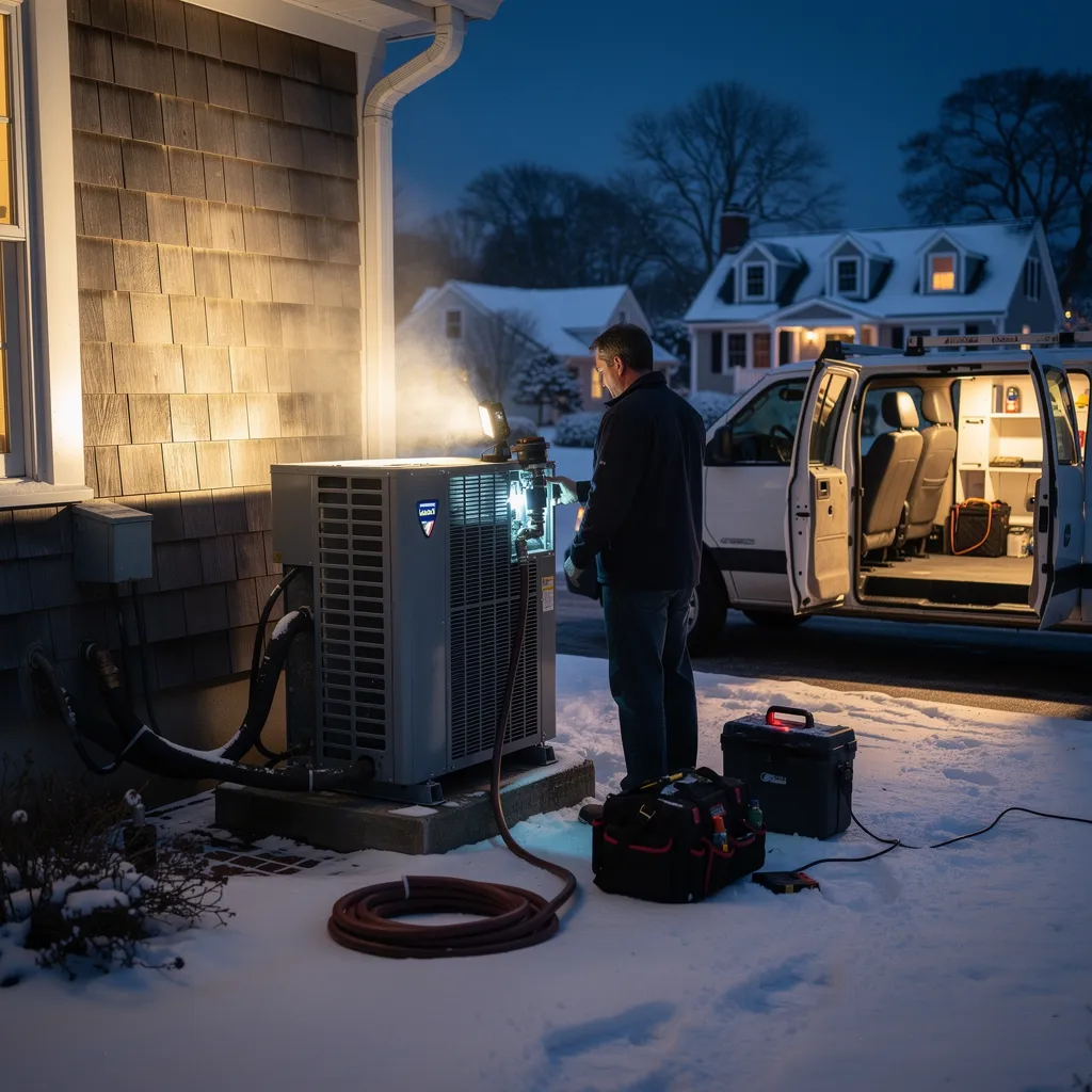 Heating breakdowns tend to strike on the coldest nights, when homeowners need help immediately.; Broken