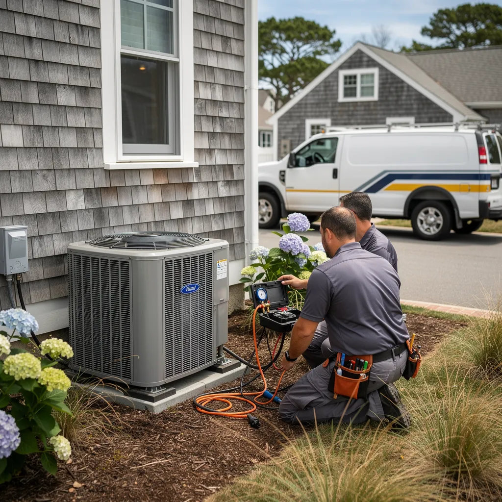 Heat pumps on Cape Cod face unique stress from coastal salt air, humidity, and temperature