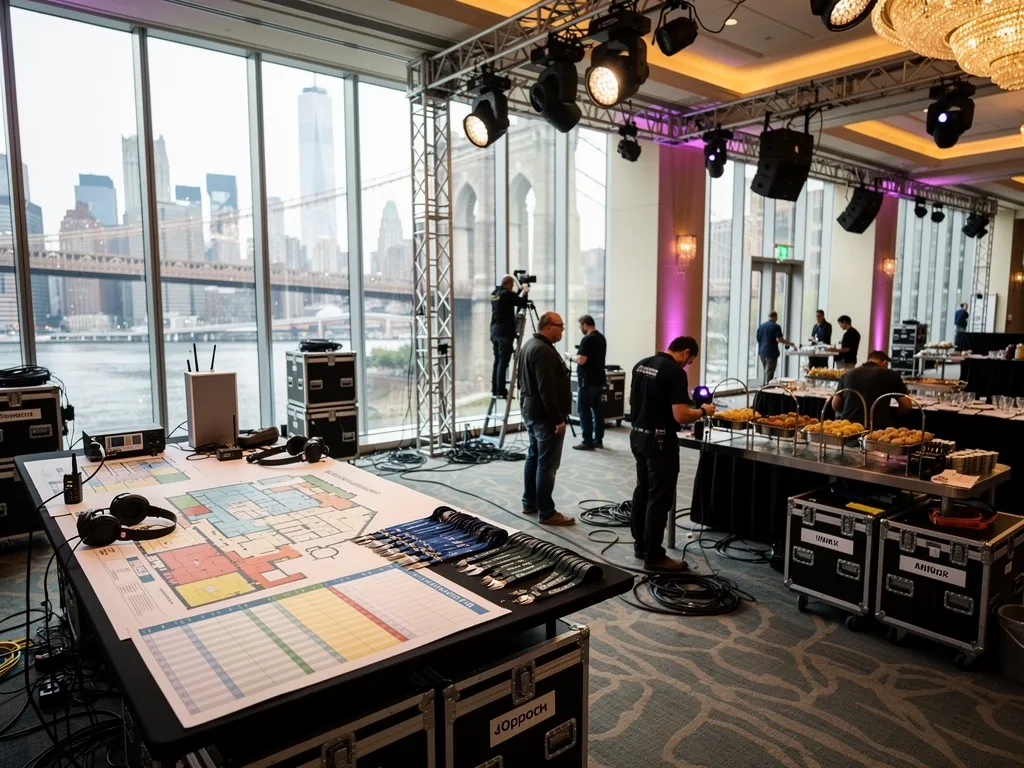 A full-service event planning company handles every detail from venue sourcing to on-site execution