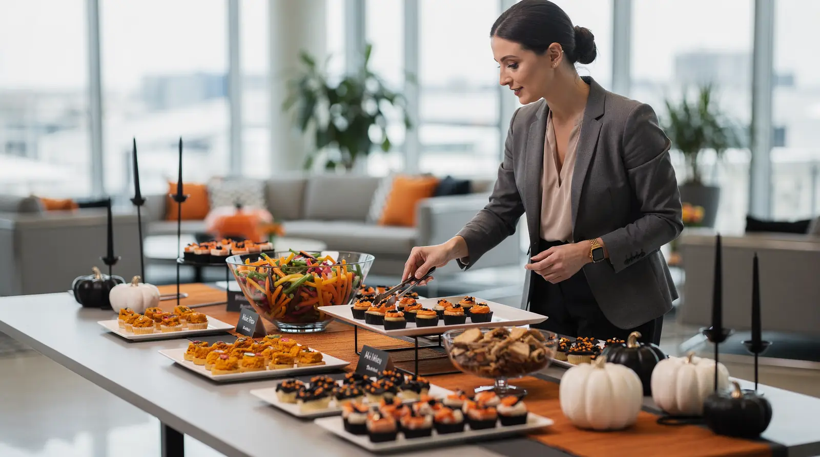 Planning a Halloween party alone is described as the scariest part of the process, underscoring