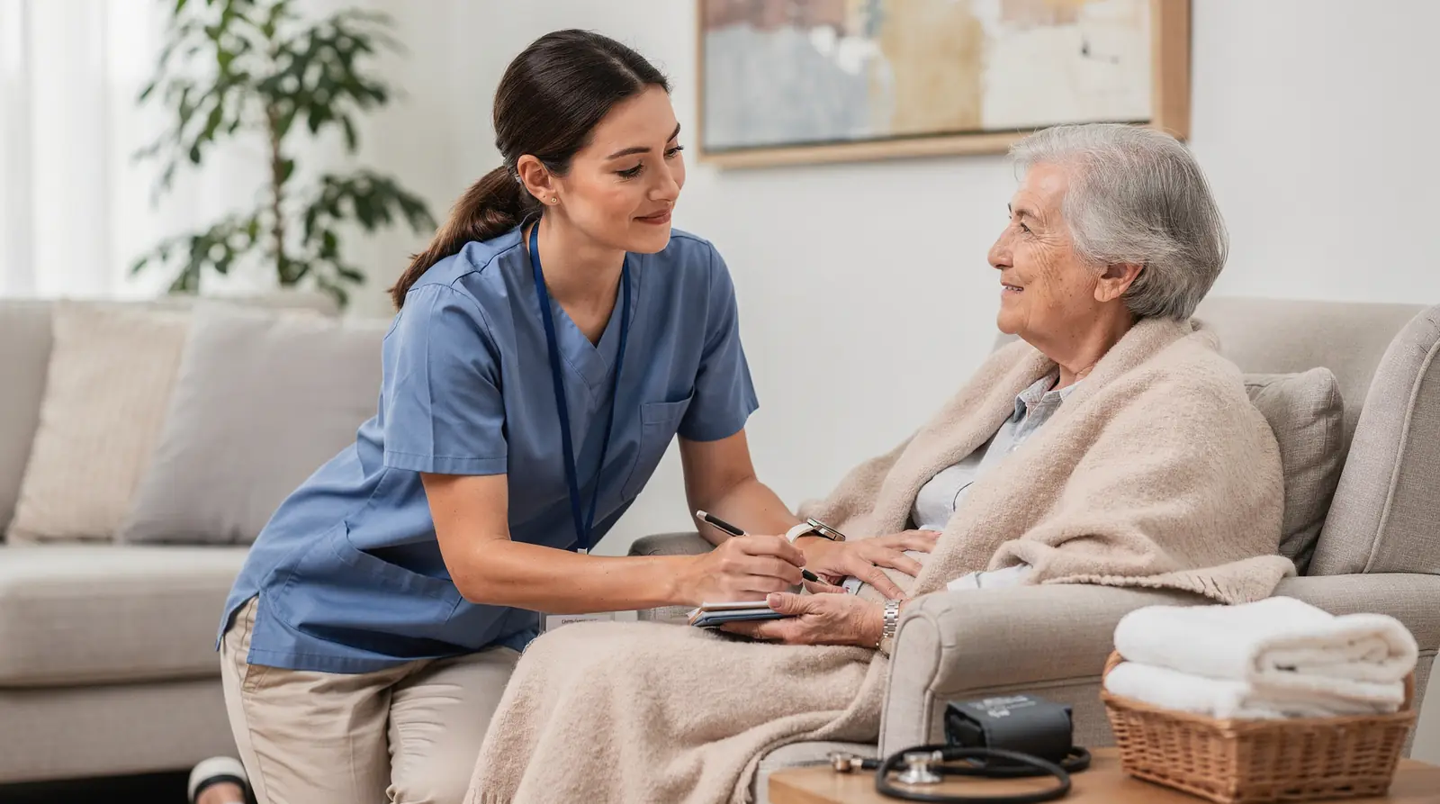 1 Mission Home Care offers a free in-home assessment to identify the specific needs