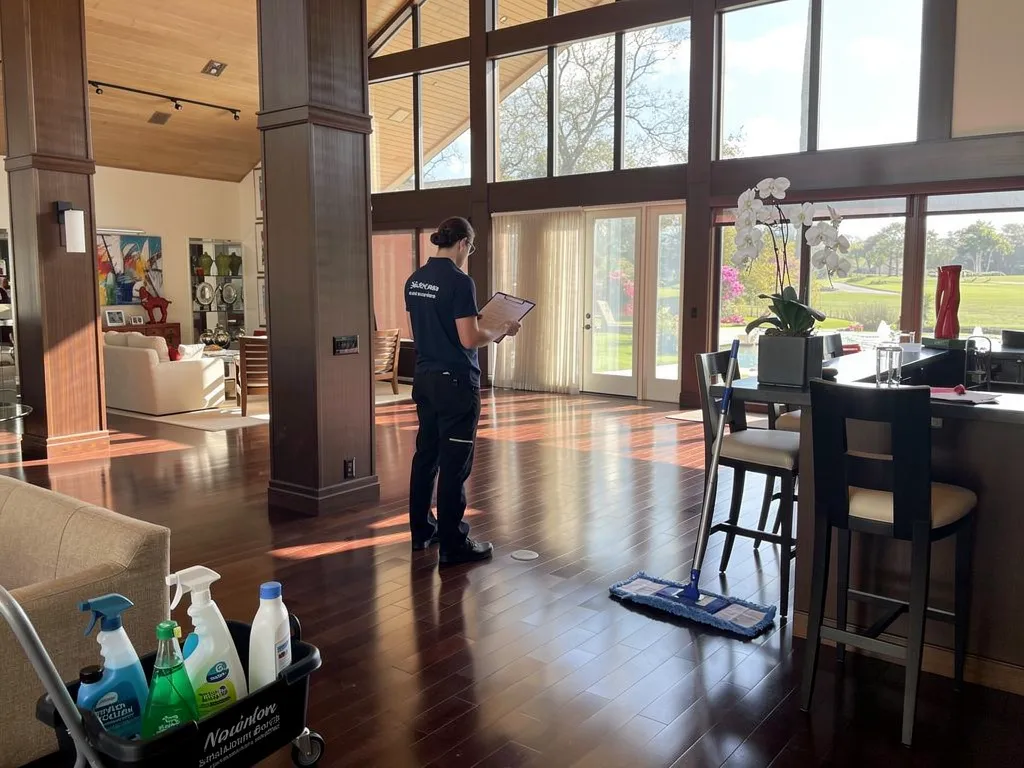NEXGEN cleaning team ready to service a South Florida home turnover