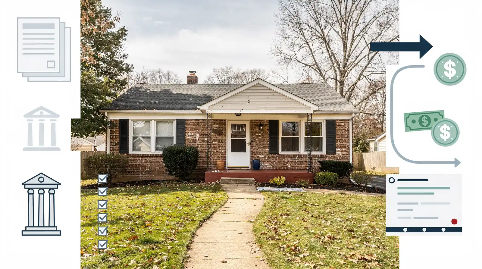 Probate sales in Loudoun County typically require court approval and involve additional procedural steps.; Cash