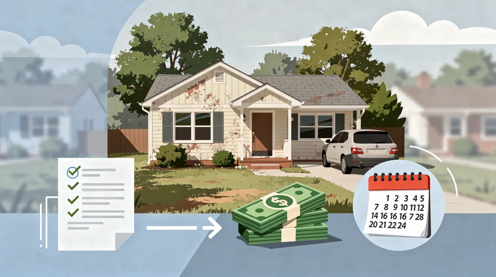 Cash buyers serving Loudoun County and greater Northern Virginia often close in about 7