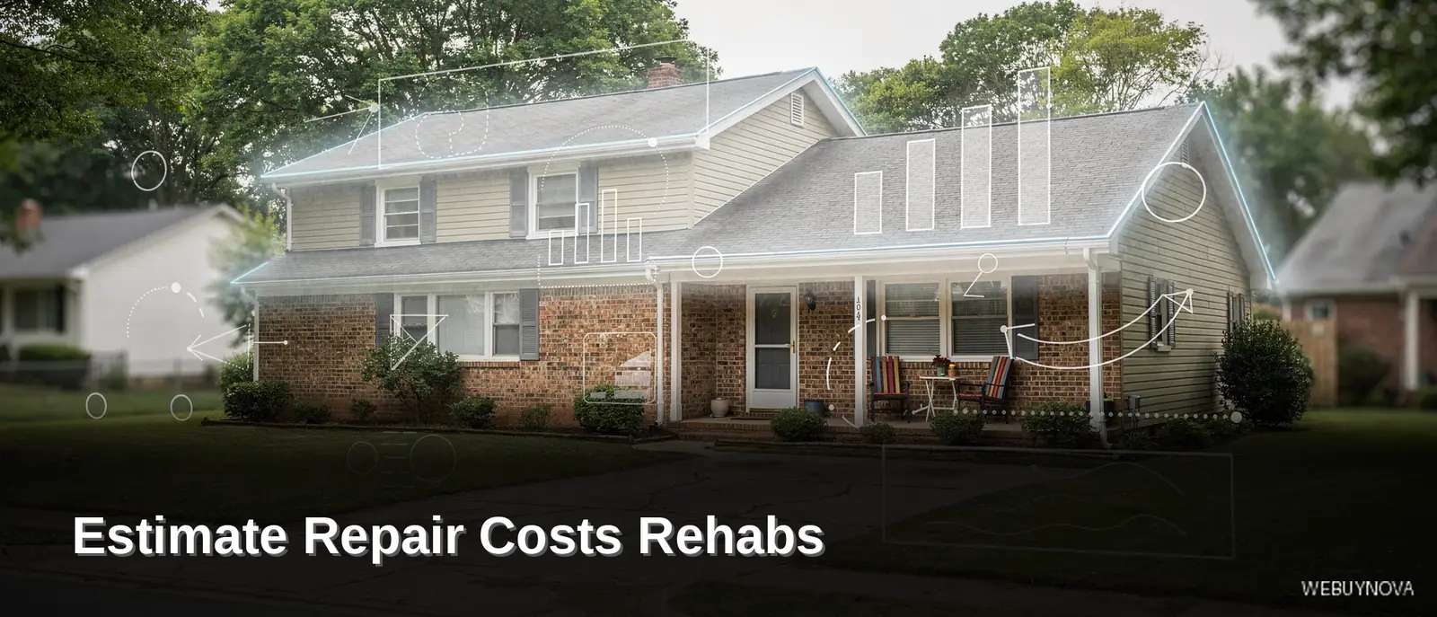 WeBuyNOVA purchases Northern Virginia houses as-is, so sellers are never required to complete repairs before