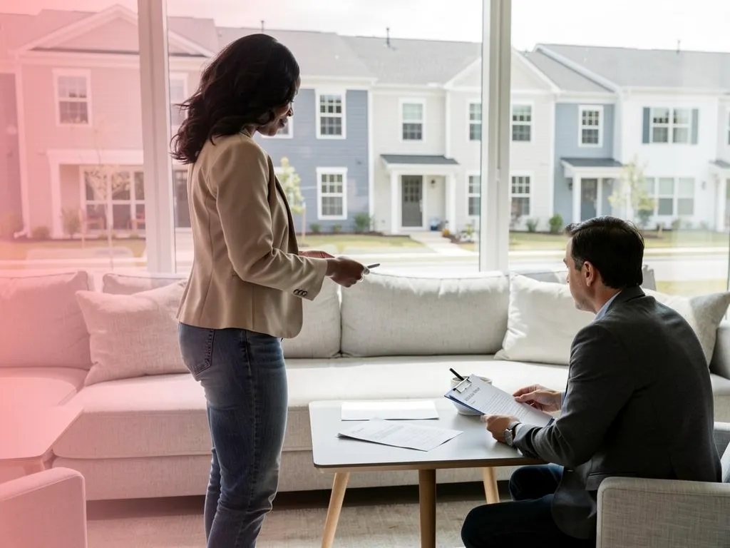 Ashburn rental property with refinancing documents and house keys