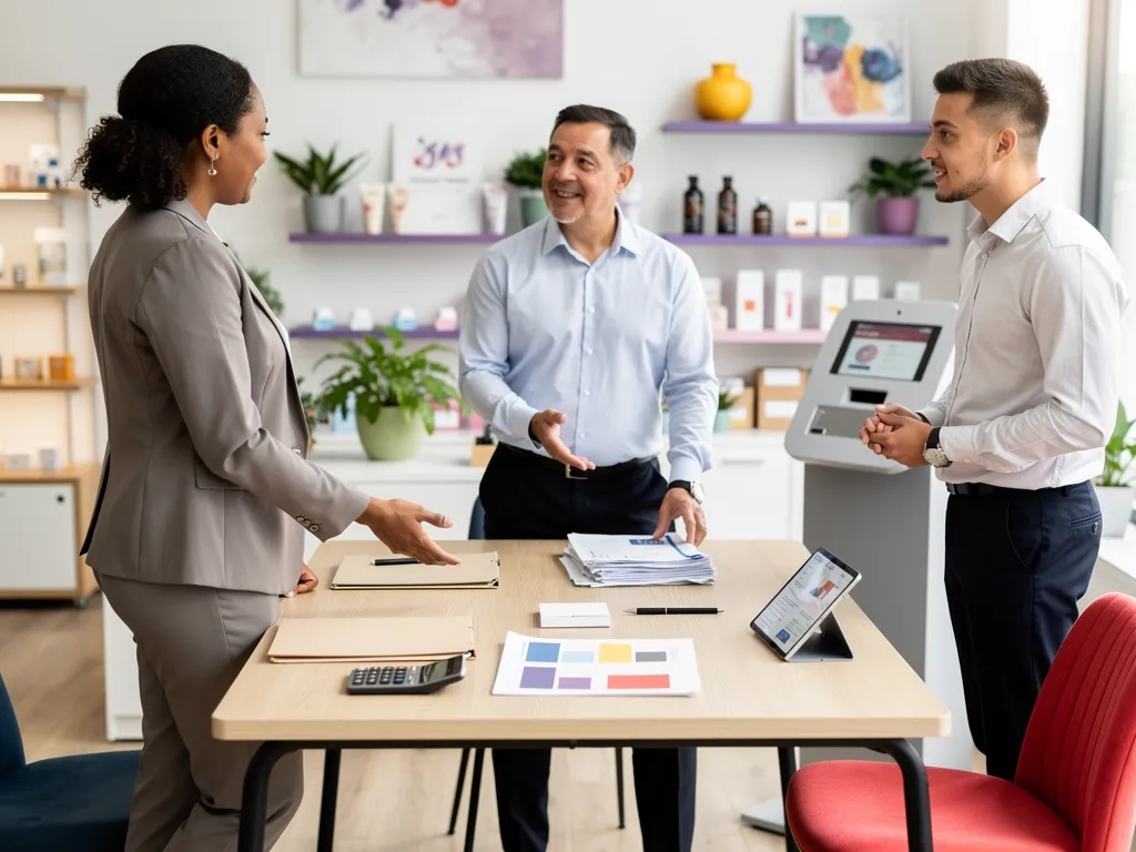 Business owner weighing an SBA loan offer against an alternative financing offer