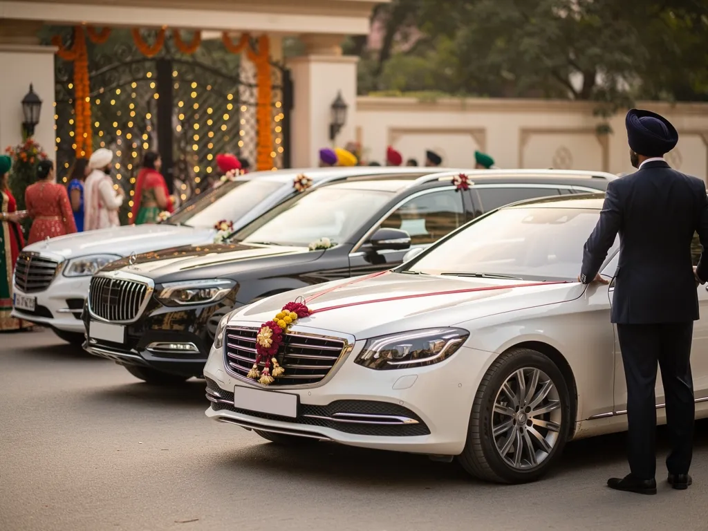 What Luxury Wedding Car Options Are Available for Baraat and Doli in Ludhiana