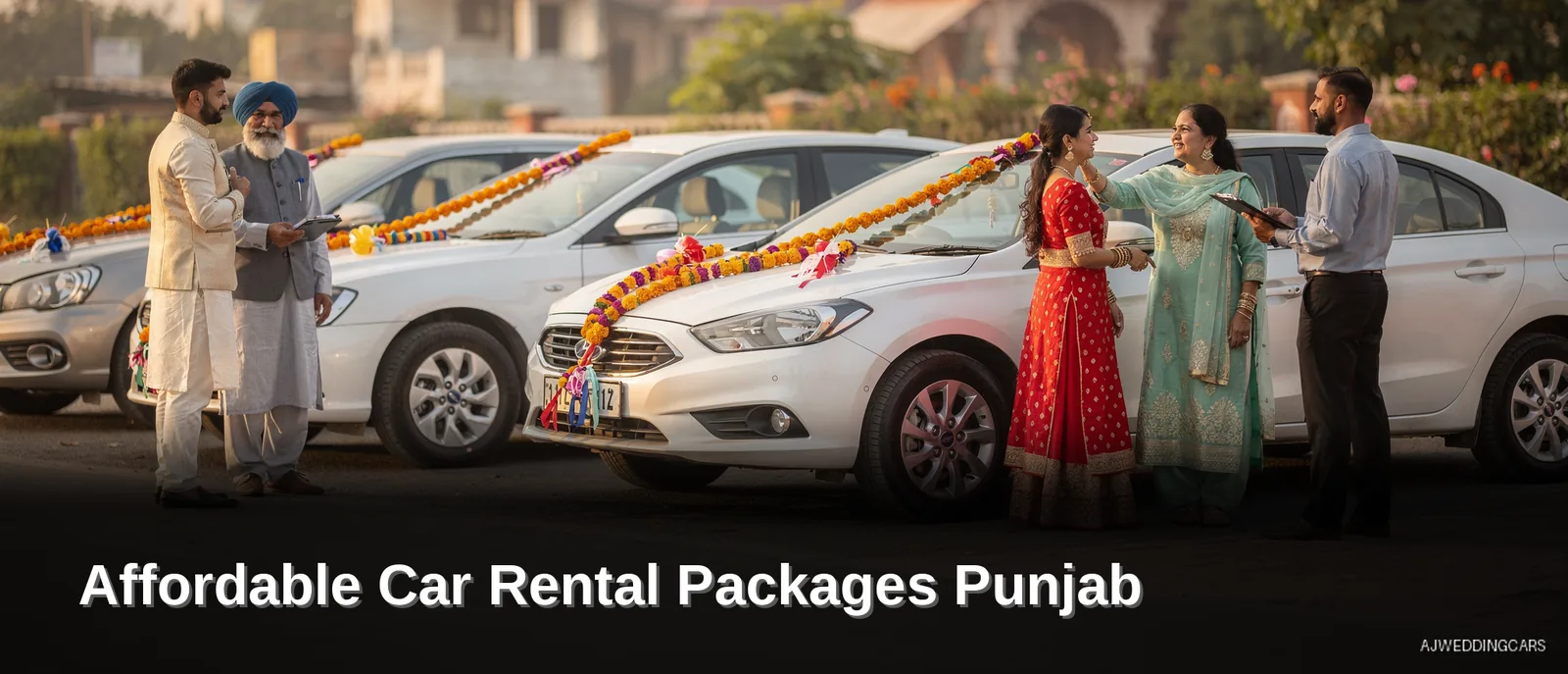 Affordable Car Rental Packages Punjab for Weddings