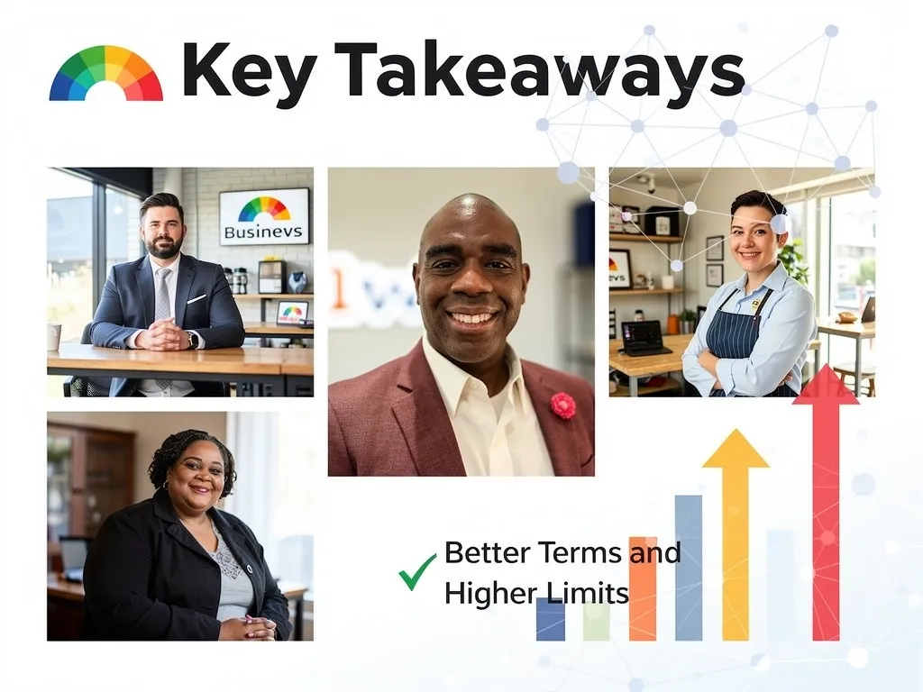 Business owner reviewing a fundability score improvement checklist