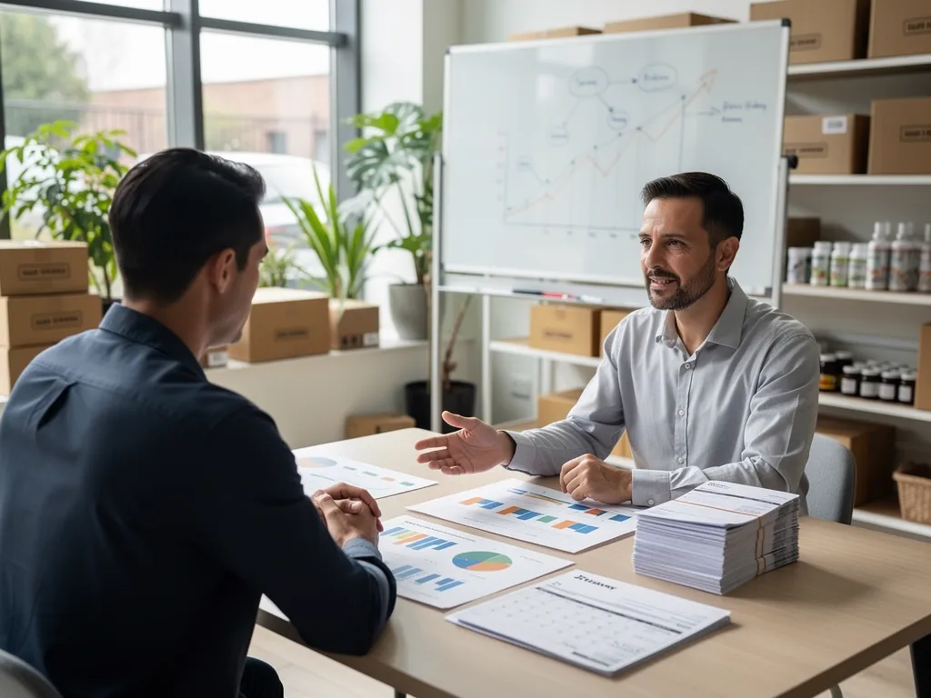 Advisor coaching a client on Paydex and Experian Intelliscore improvement