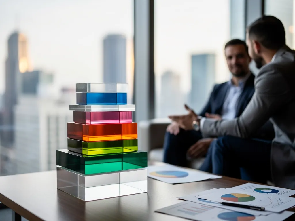 Layered capital stack combining vendor credit, revolving lines, and SBA loans