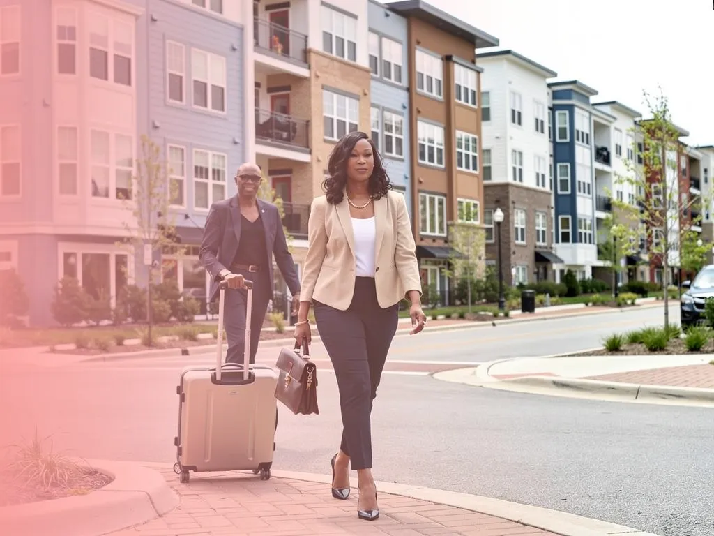 Checklist icons representing relocation planning, logistics, and housing support