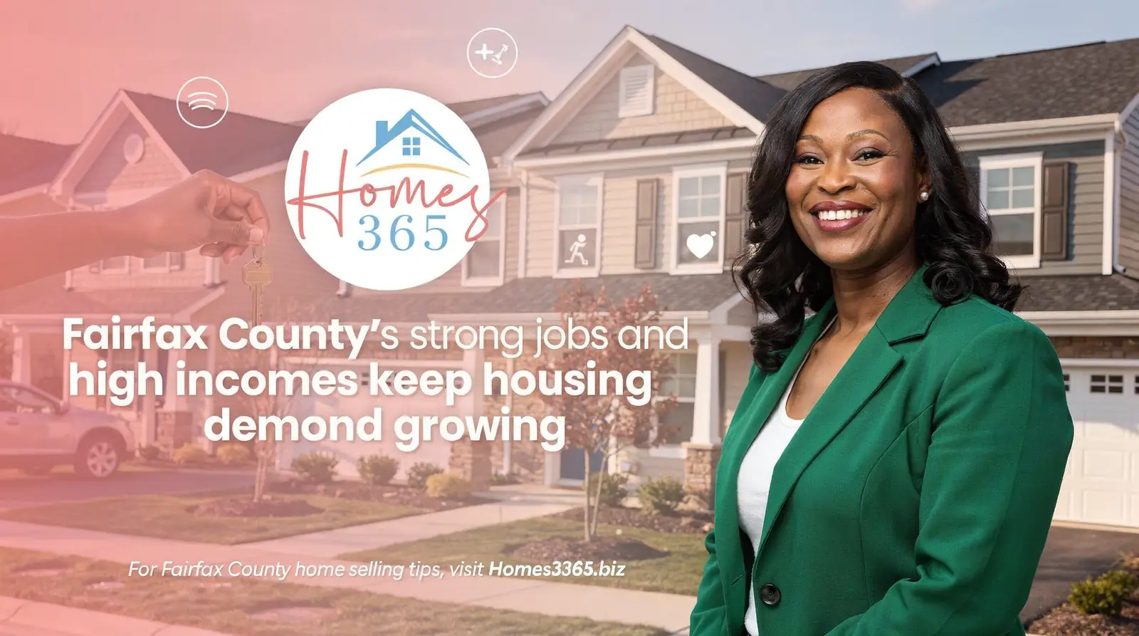 Fairfax County's million-plus residents and high median household income support consistent housing demand and long-term