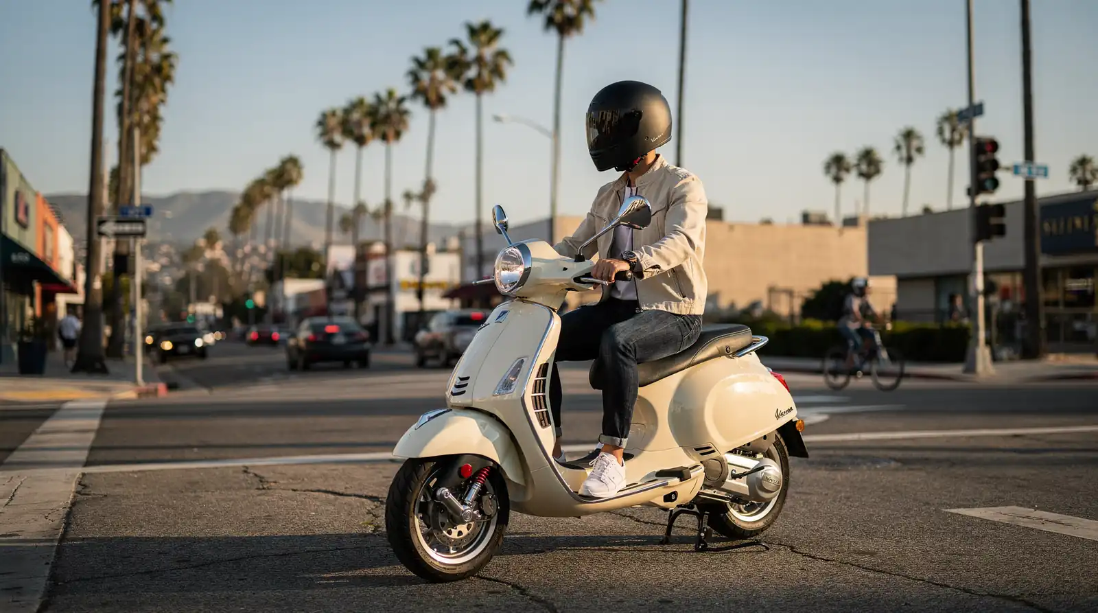 Vespa Los Angeles is the original United States Vespa flagship location, established in 2000; Vespa