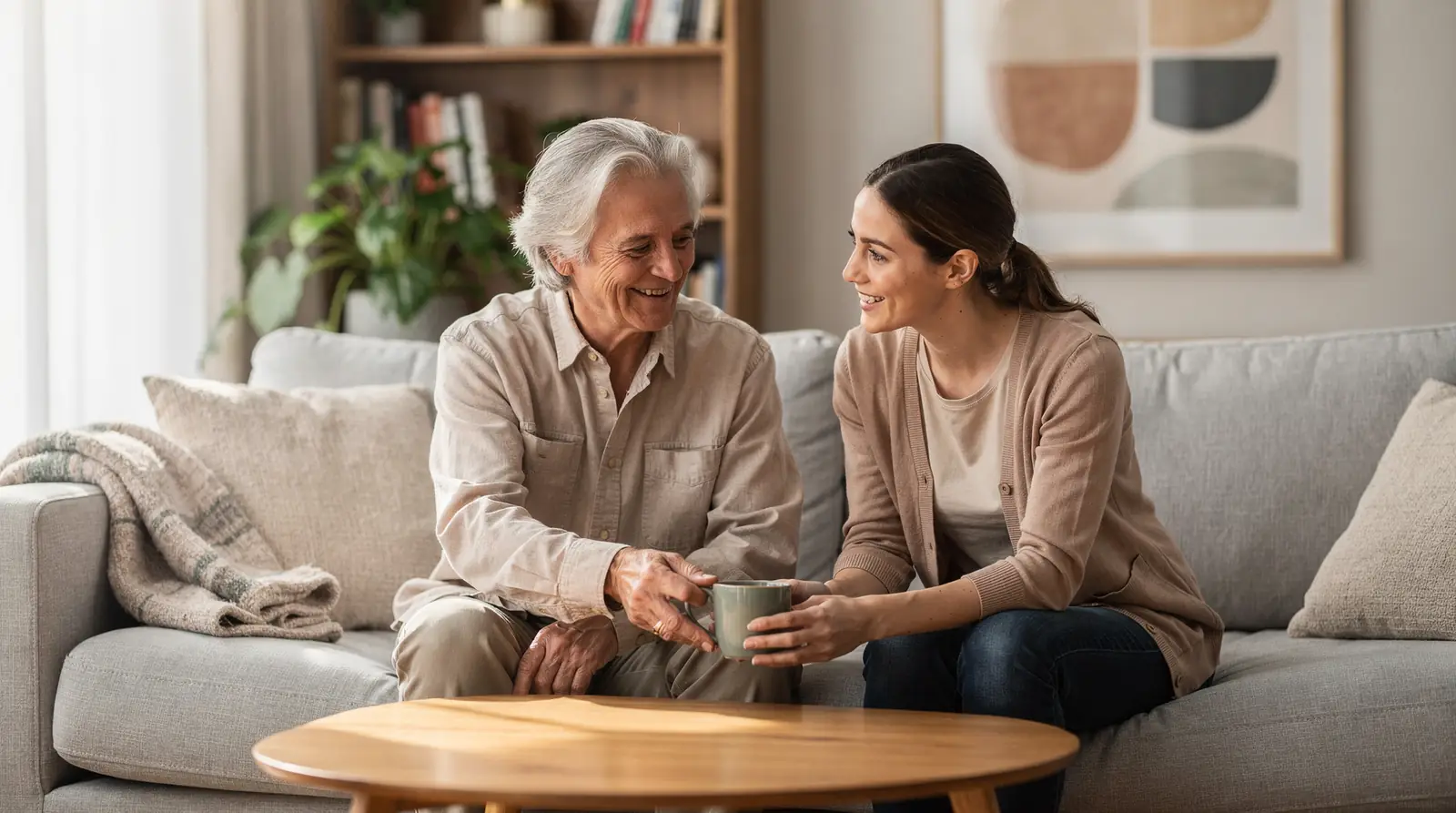 Gentle Hearts offers hourly support, overnight assistance, or 24-hour live-in care, giving families flexibility
