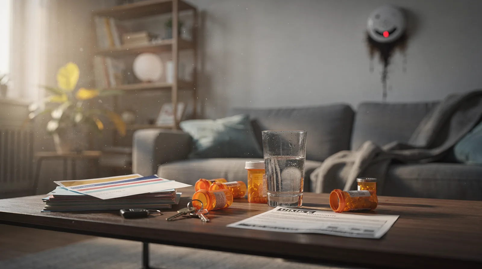 Spoiled food left in the fridge and laundry piling up can point to forgetfulness