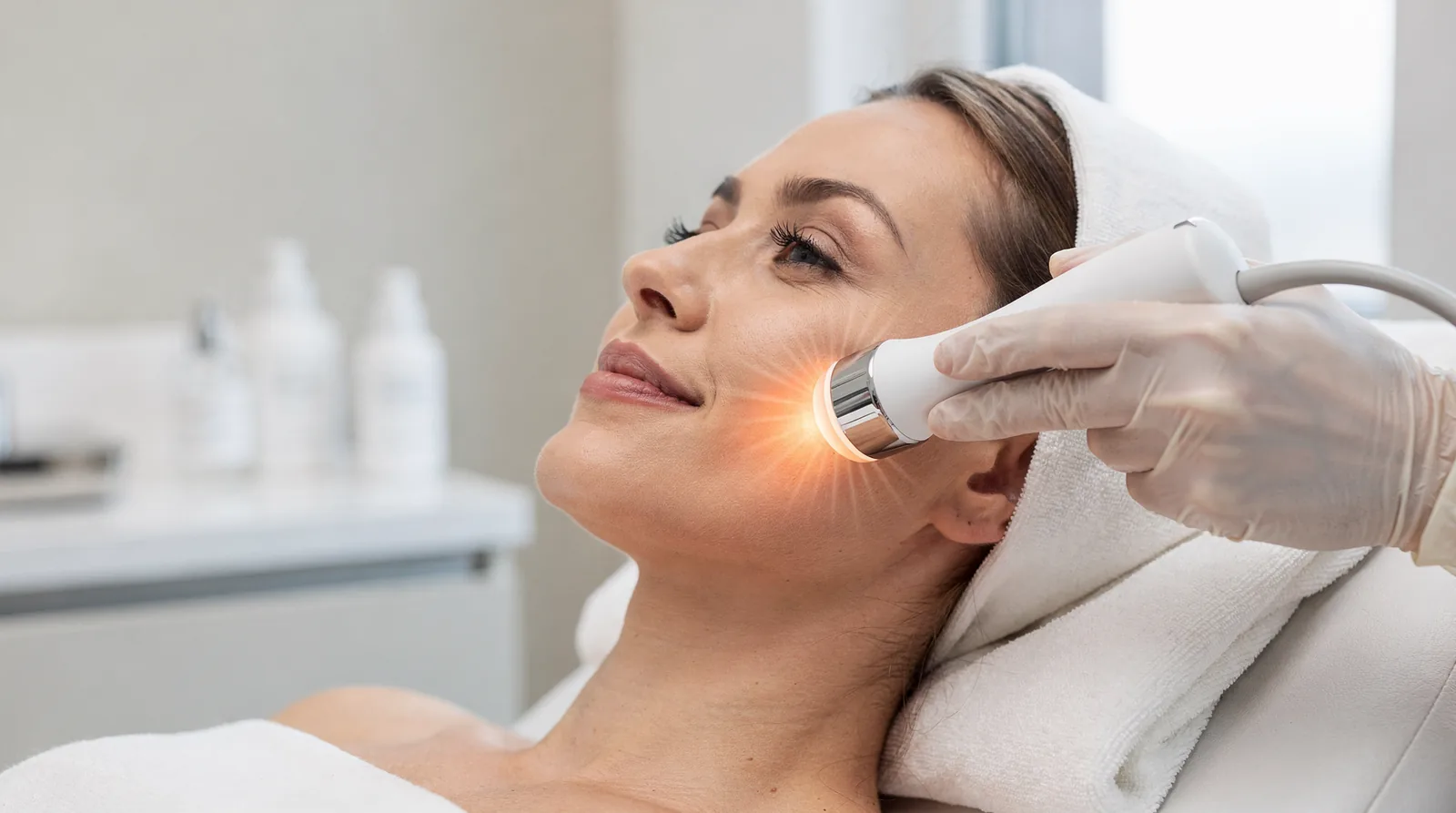 Collagen remodeling continues for approximately three to six months following a treatment session.; Results