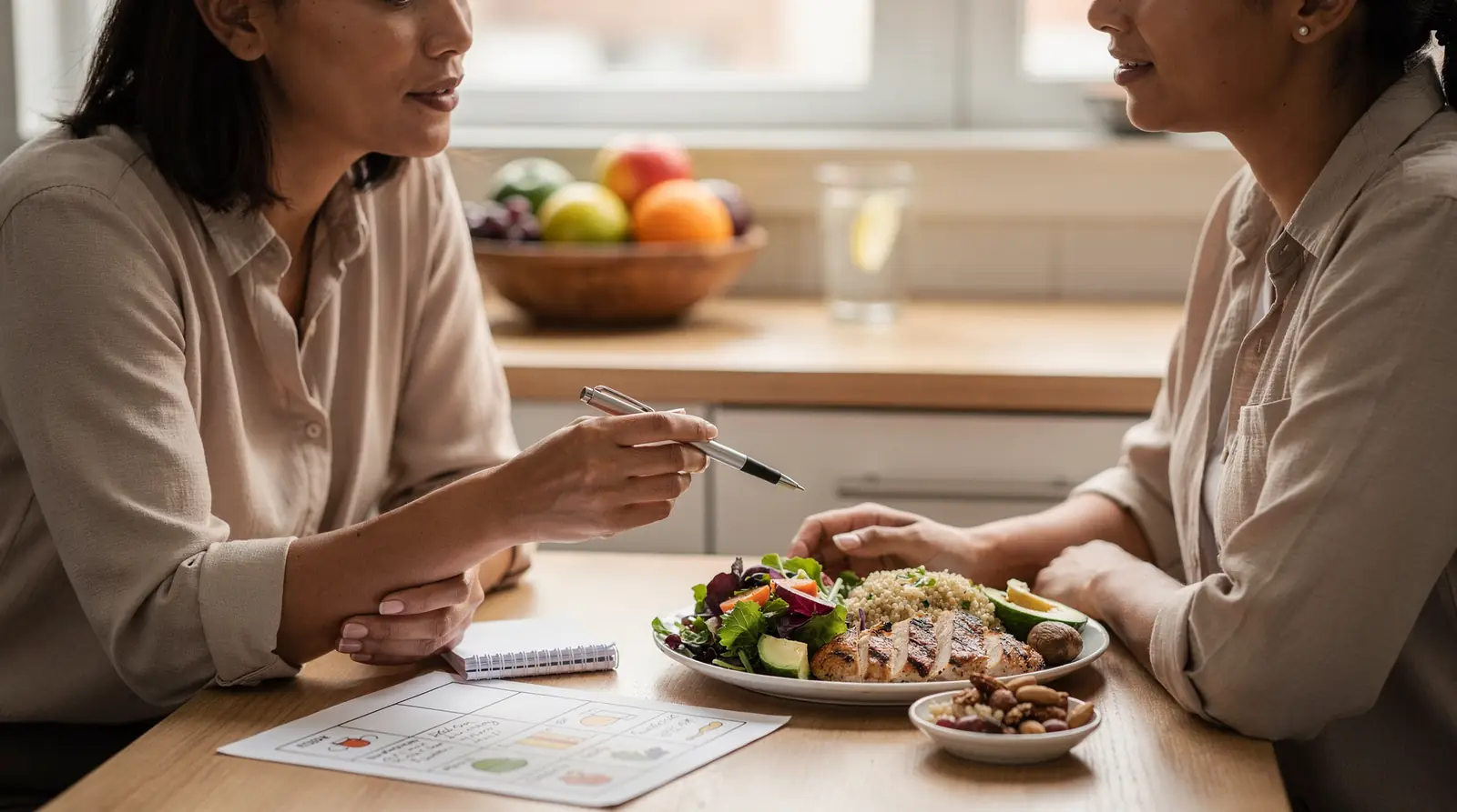 Nutrition guidance is integrated directly into training at Iron Orr's UTC locations.; Continuous accountability