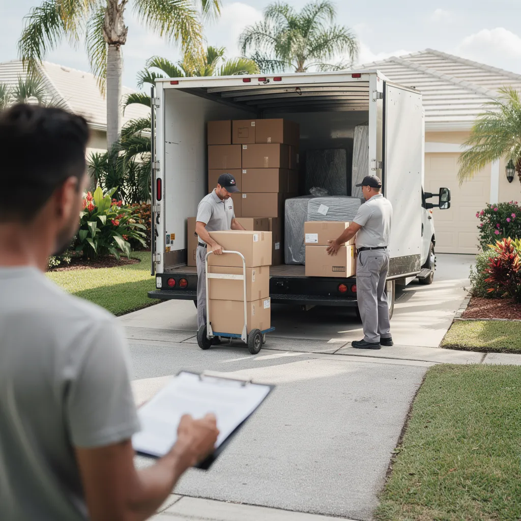 Homeowners should contact a moving company four to six weeks before their move date