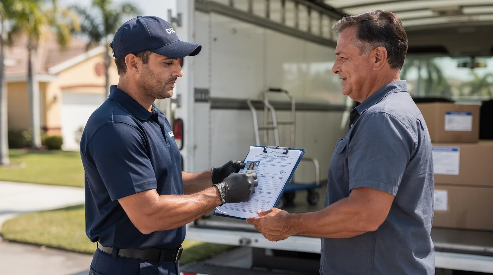 Companies transporting household goods within Florida, including DeVries, must register annually with the Florida Department