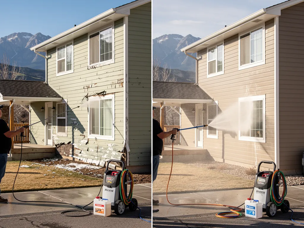 Denver's Window Cleaning & SoftWash is the only SoftWash Systems Authorized Professional accredited company available