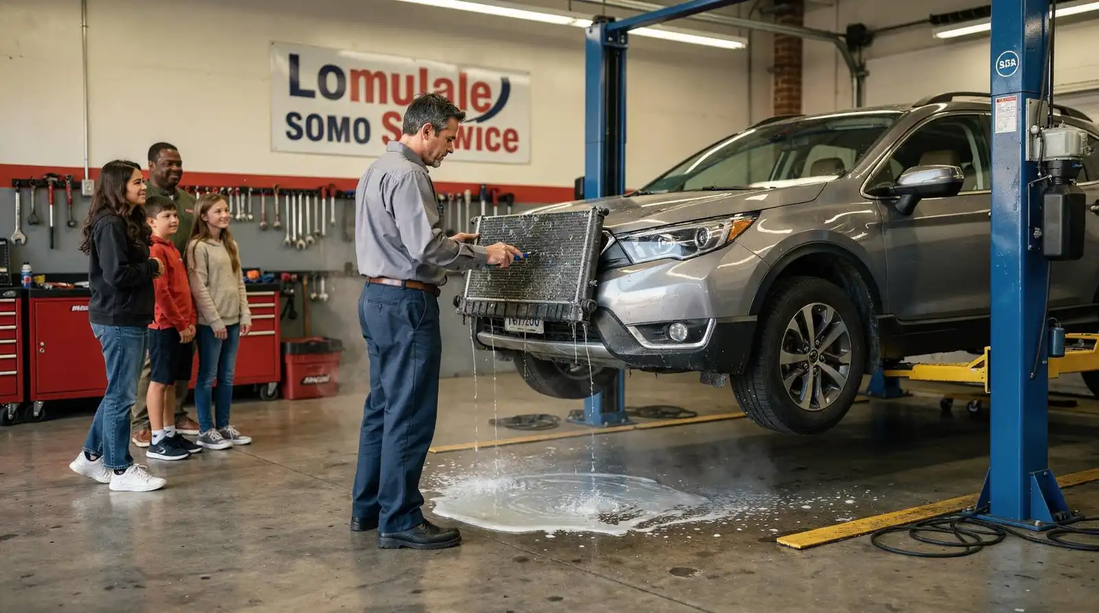 A failing radiator is a top cause of overheating and coolant leaks under Ann Arbor