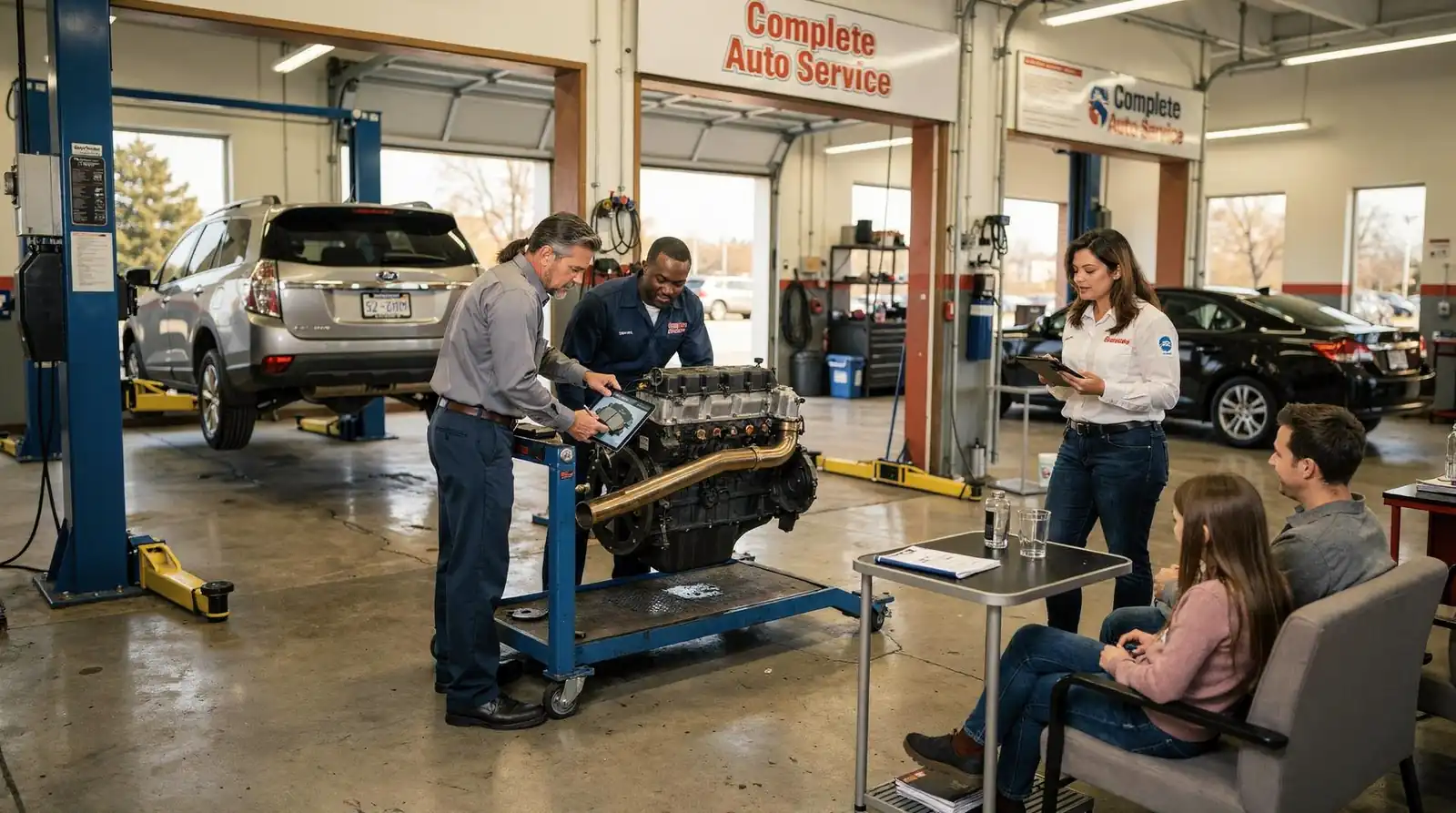 Emission system repairs keep the rebuilt engine running quiet, efficient, and clean after the fix