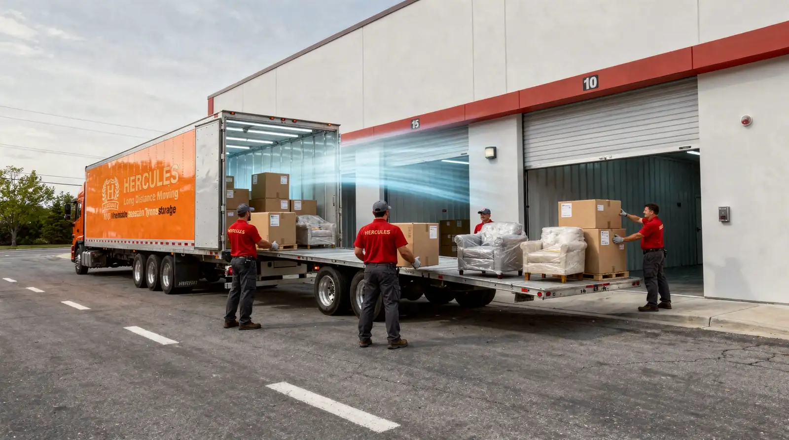 Full-service movers provide reliable packing and unpacking assistance for all types of moving needs.; Climate-controlled