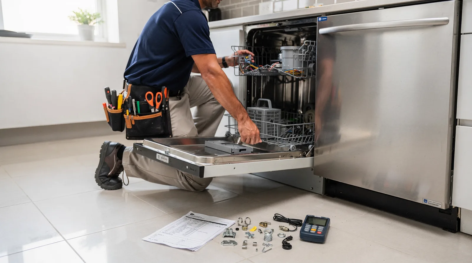 Replacement becomes the more sensible option when an appliance is over halfway through its lifespan