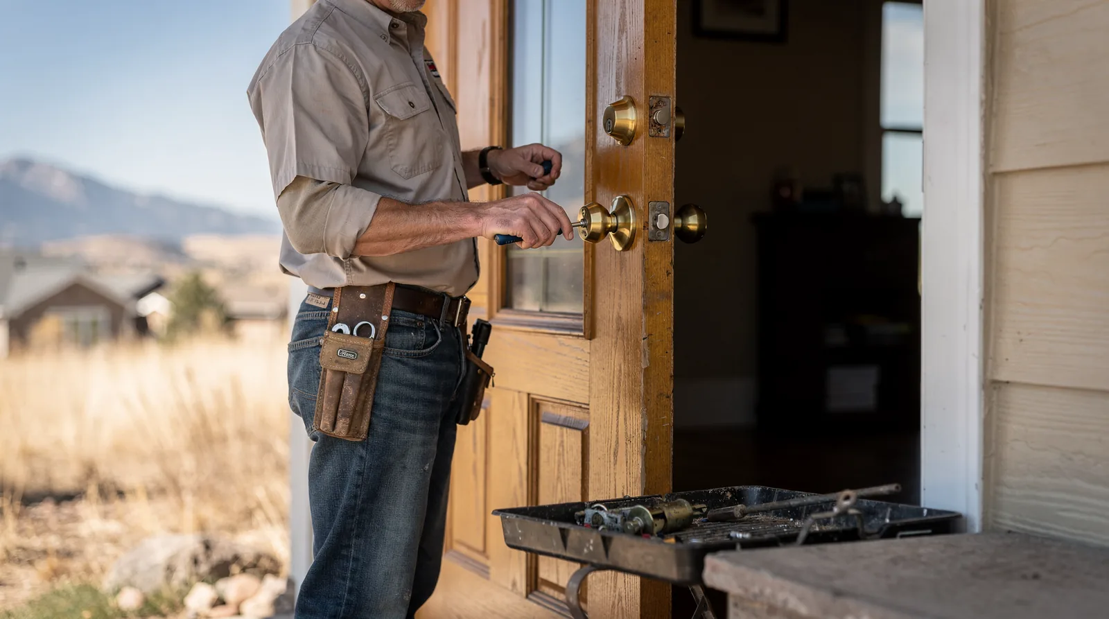 Locks with moving parts wear out over time, and constant use can make keys stick