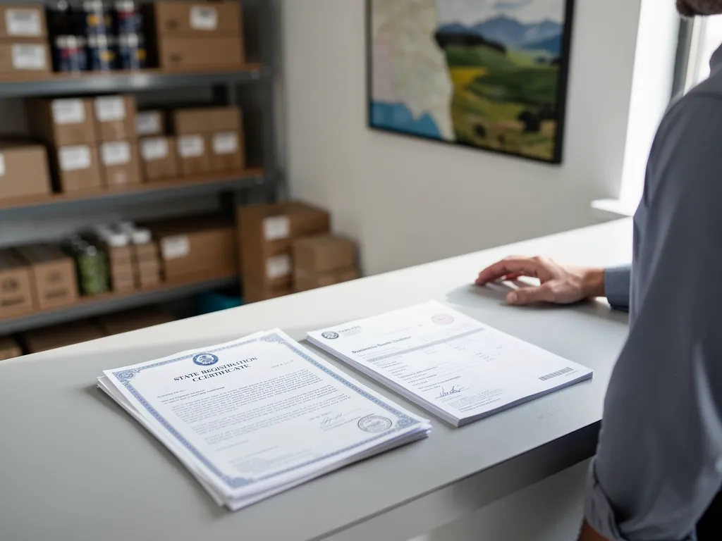 Table of required documents for each business credit tier