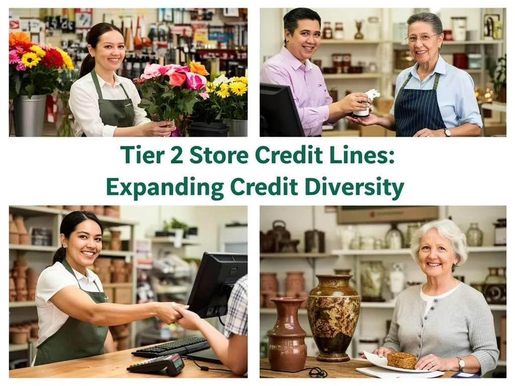 Business owner reviewing store credit accounts at a hardware retailer