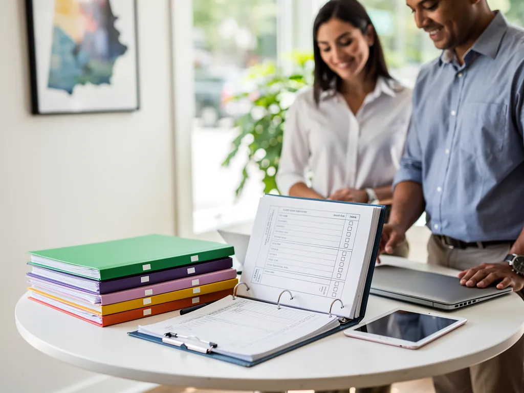 Checklist document used by lenders to evaluate loan applications