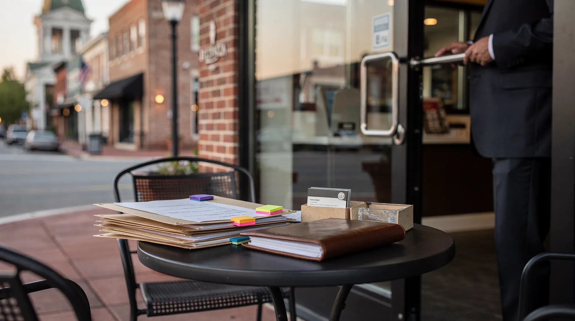 Business owner reviewing a completed credit profile summary