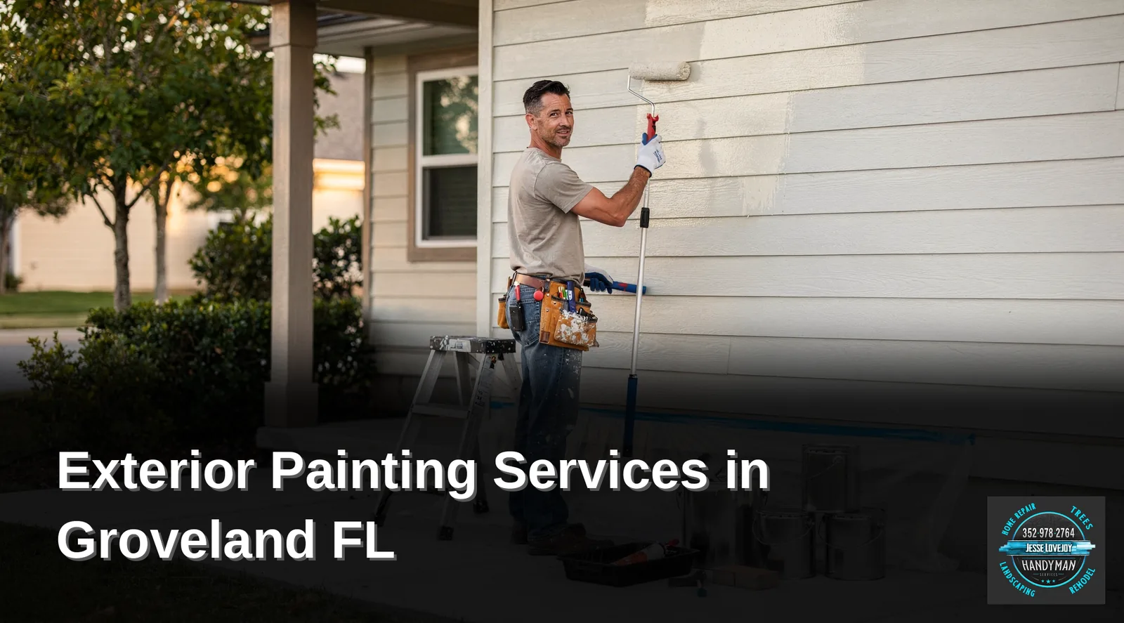 Pressure washing is a non-negotiable first step on every exterior job to remove mold, mildew