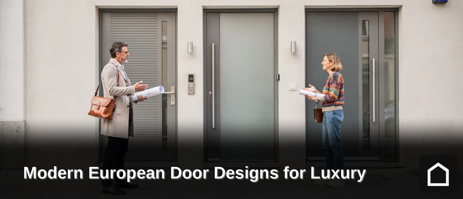 Modern European door designs for luxury homes in Los Angeles emphasize sleek, minimalist aesthetics